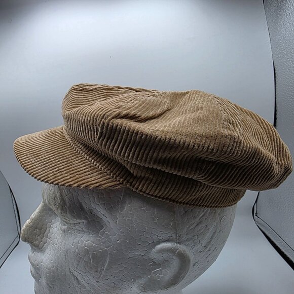 Gap Corduroy Womens Small Tan Newsboy Cap Casual Going Out Outdoors Party - Picture 2 of 9
